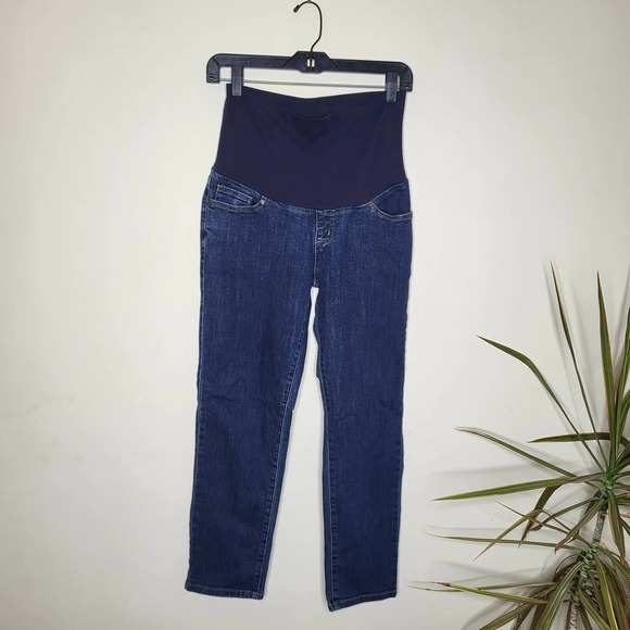 Soon Maternity Heavenly Overbelly Skinny Jeans Blue - Picture 8 of 16